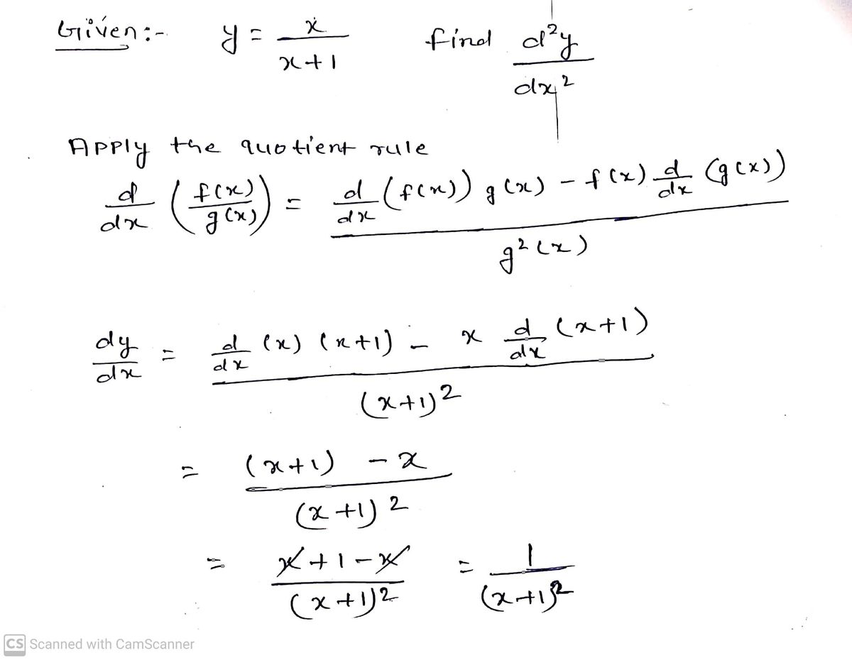 Calculus homework question answer, step 1, image 1